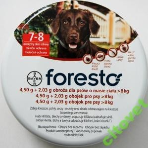 Foresto dla dużych psów -CENA ROKU