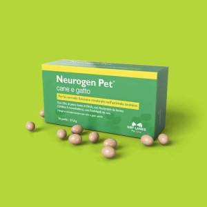 Neurogen Pet cane e gatto Mieszanka paszowa uzupełniająca dla psów i kotów.  36 kapsułek  Zawartość 1 opakowania