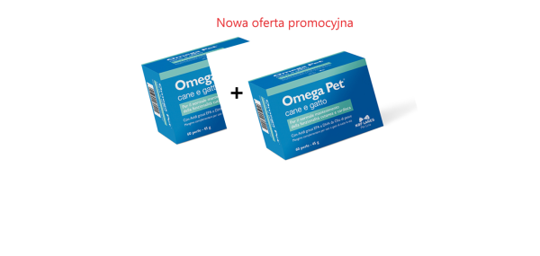 Omega Pet 120 kaps : cena za 2 op 210 zł