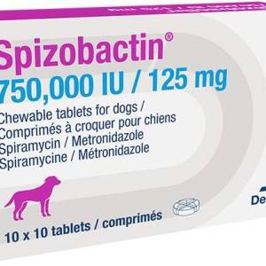 Spizobactin vet 750 000 IU/125 mg tabletki do rozgryzania i żucia dla psów