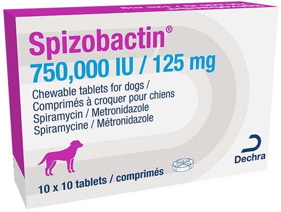 Spizobactin vet 750 000 IU/125 mg tabletki do rozgryzania i żucia dla psów